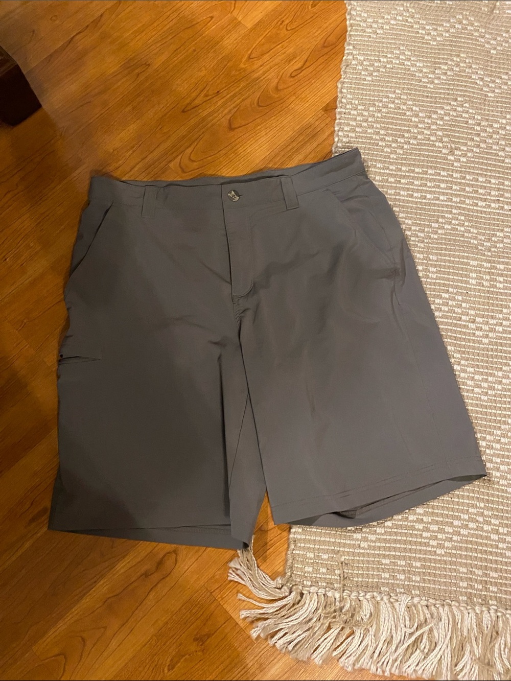 Men's COLUMBIA PFG Stretch Performance Shorts - Gray 34